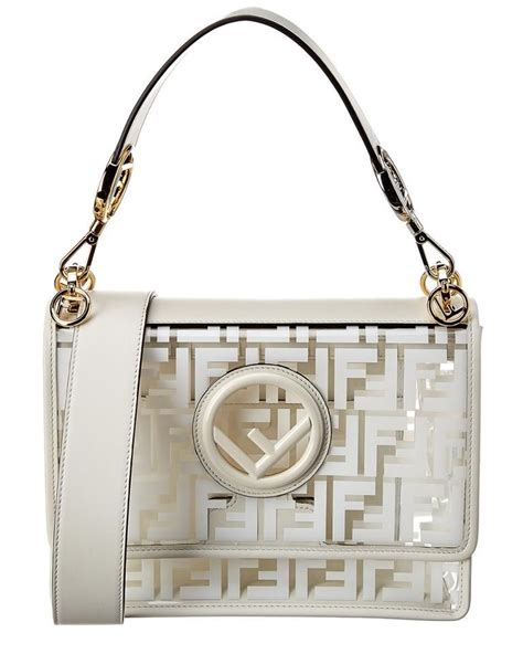 fendi kan bag|Fendi canvas shoulder bag.